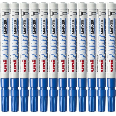 Uni-Ball PX-21 Paint Marker Bullet Tip 1.2mm Box of 12 (Blue)