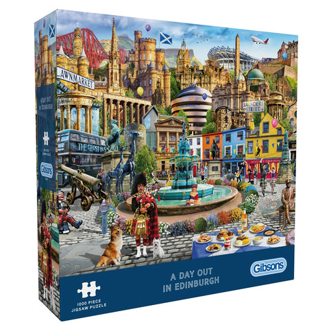 Gibsons 1000pc A Day Out in Edinburgh Puzzle