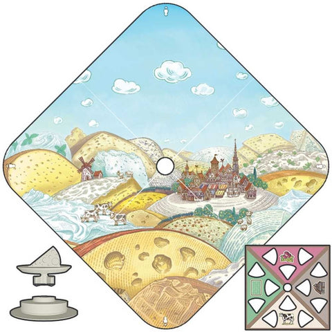 Asmodee Fromage - Upgrade Lazy Susan with Play Mat