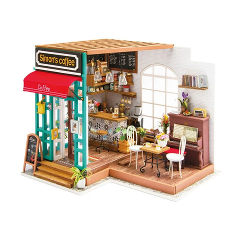 Robotime DIY Mini House Simon's Coffee