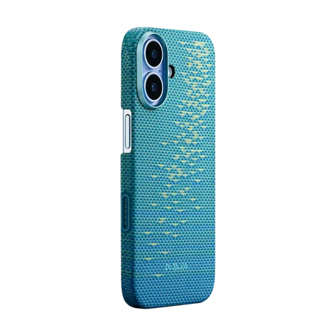 PITAKA Aramid Fibre Ultra-Slim Case  for iPhone 17 Lucid Blue