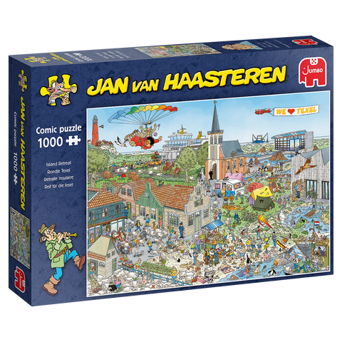 JUMBO 1000pc JVH Comic Puzzle: Island Retreat