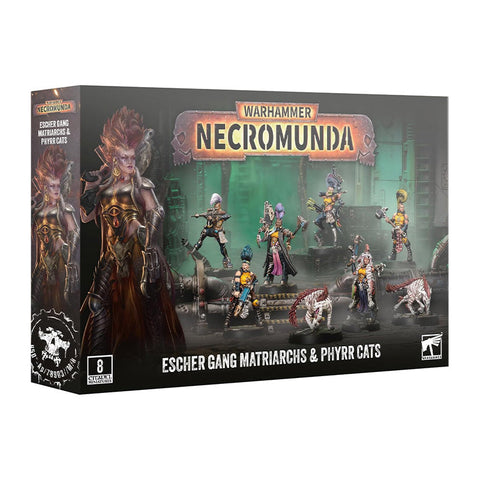 Games Workshop Warhammer Necromunda House Escher Gang Matriarchs and Phyrr Cats