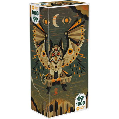 IELLO Puzzle Universe City Owl #12 1000 pieces