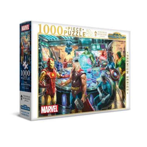 Harlington 1000-Pieces Thomas Kinkade - Marvel - The Avengers Puzzle