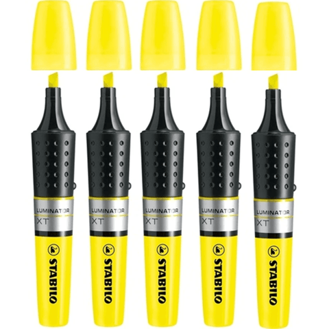 Stabilo Pack 5 Luminator Highlighter Markers (Yellow)