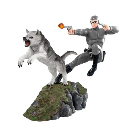 The Phantom Phantom and Devil Grey Suit Statue Collectable