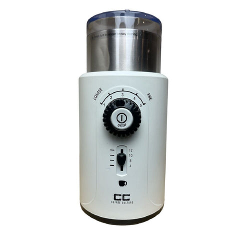 Coffee Culture Electric Coffee Grinder  - Matt White