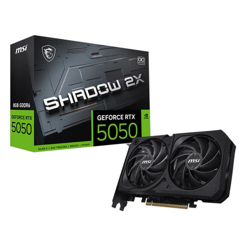 MSI GeForce RTX 5050 8G SHADOW 2X OC Graphics Card
