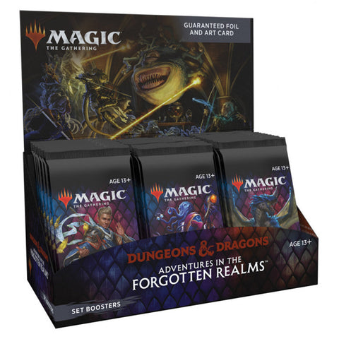 Wizards Of The Coast Magic Dungeons & Dragons Adventures in the Forgotten Realms Set Booster Box MTG D&D