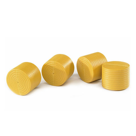 Bruder Agriculture Accessories 4 Round Hay Bales Ockery For Claas Rollant 250