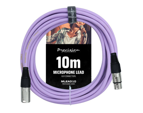 Precision Audio 10m XLR To XLR Microphone Cable