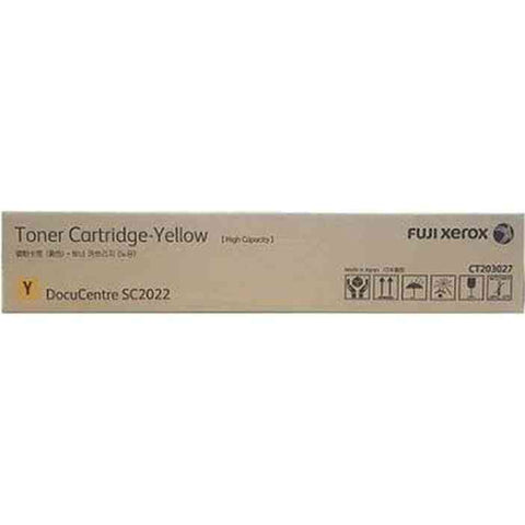 Fuji Xerox CT203027 Toner Cartridge Yellow