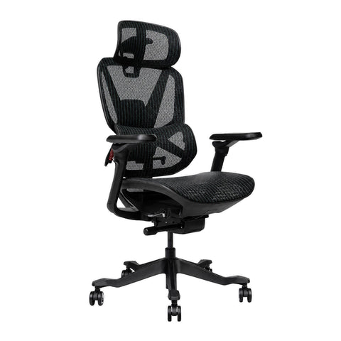 Desky Contourra Ergonomic Mesh Chair Black / Without Footrest