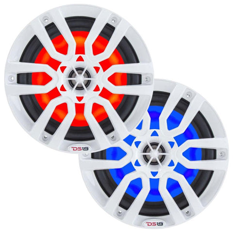 DS18 NXL 6.5" 300W RGB 2-Way Marine Speakers