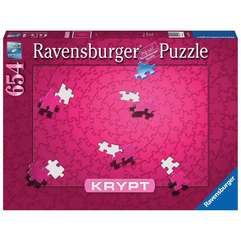 Ravensburger 654pc KRYPT Pink Spiral Puzzle