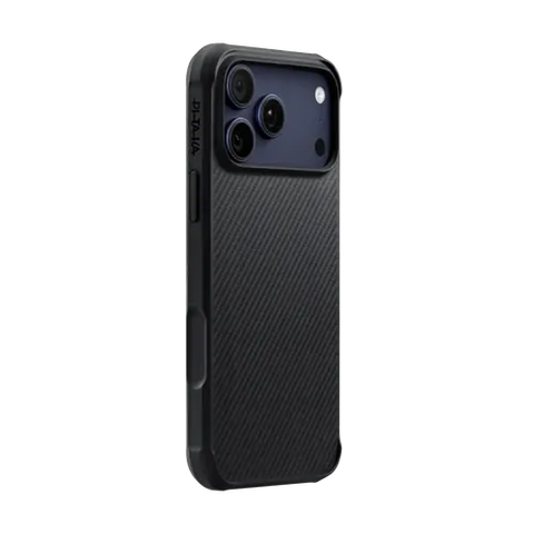 PITAKA Aramid Fibre ProGuard Case for iPhone 17 Pro Max Black/Grey