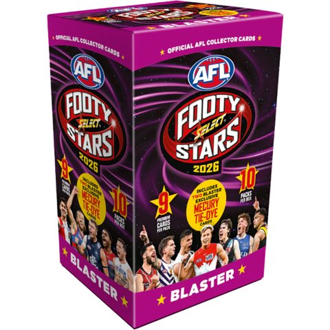 Select Cards AFL Football 2026 Select Footy Stars Trading Cards Blaster Box