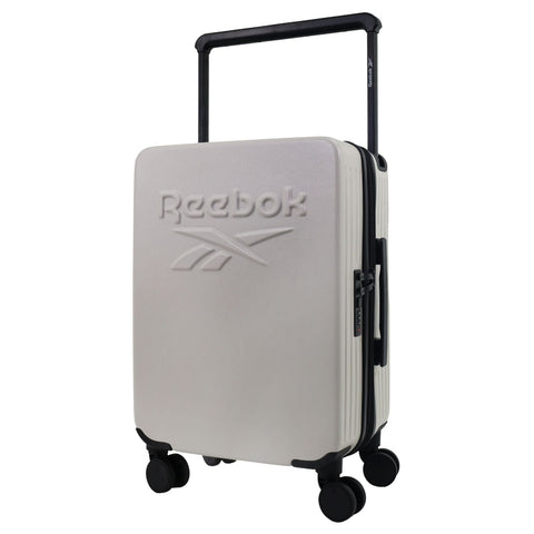 Reebok Expedition Cabin Hard-Shell Suitcase Travel Luggage 54cm White