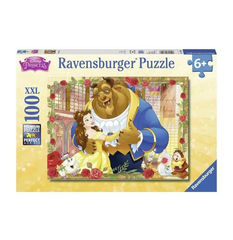 Ravensburger Puzzle 100pc XXL - Disney Beauty And The Beast - Belle and Beast
