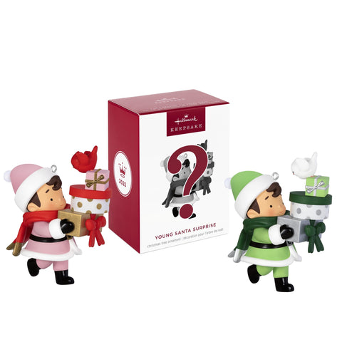 2025 Young Santa Surprise Box - 2025 Hallmark Keepsake Christmas Ornament