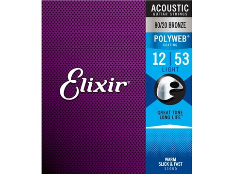 Elixir 11025 Acoustic Guitar Strings 12-53