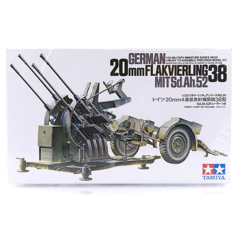 Tamiya 1/35 German Flakvierling 38 Kit 20mm