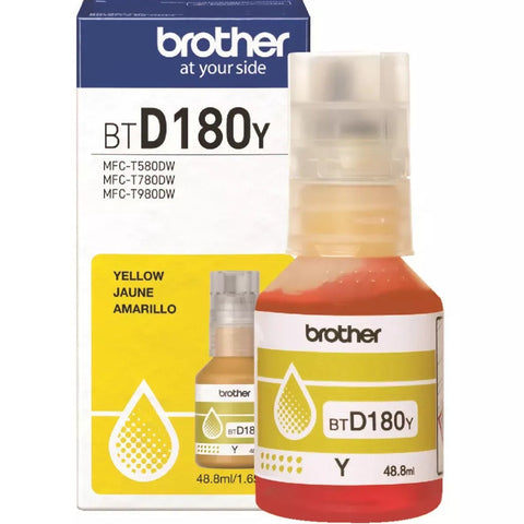 Brother BTD180Y Ink Bottle Yellow Genuine DCP-T580DW DCP-T780DW