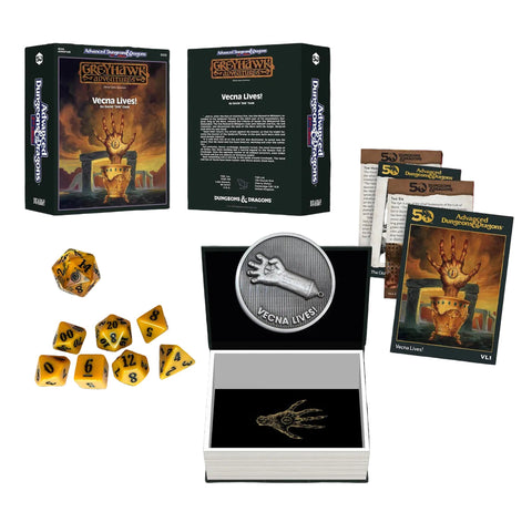 Dungeons & Dragons D&D Beadle & Grimm's Classic Module Collection Vecna Lives Dice & Accessories Set