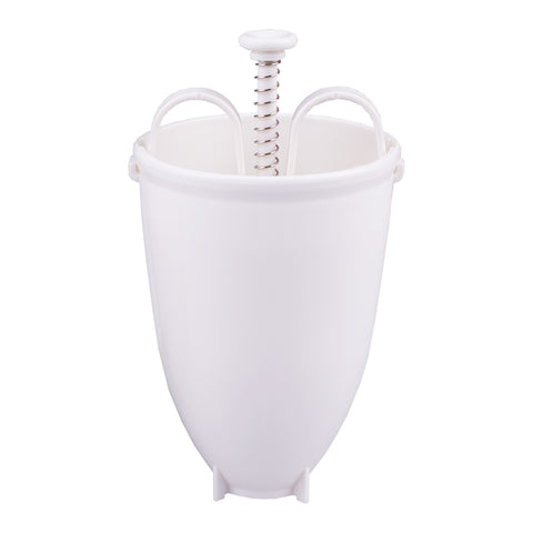 Appetito Plastic DIY Doughnut Maker Home Kitchen Cooking (White)
