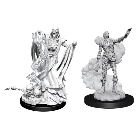Wizkids D&D Nolzurs Marvelous Unpainted Miniatures Lich and Mummy Lord
