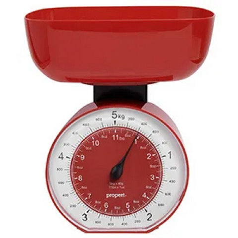 Propert Cardinal Mechanical Kitchen Scale 5kg Red