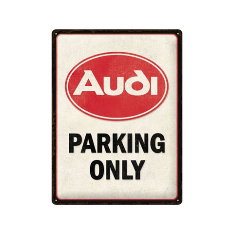 Nostalgic-Art Large Sign Plaque 30x40cm Audi Parking Only