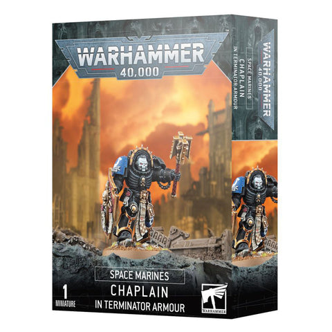 Games Workshop Warhammer 40K Space Marines Chaplain in Terminator Armour