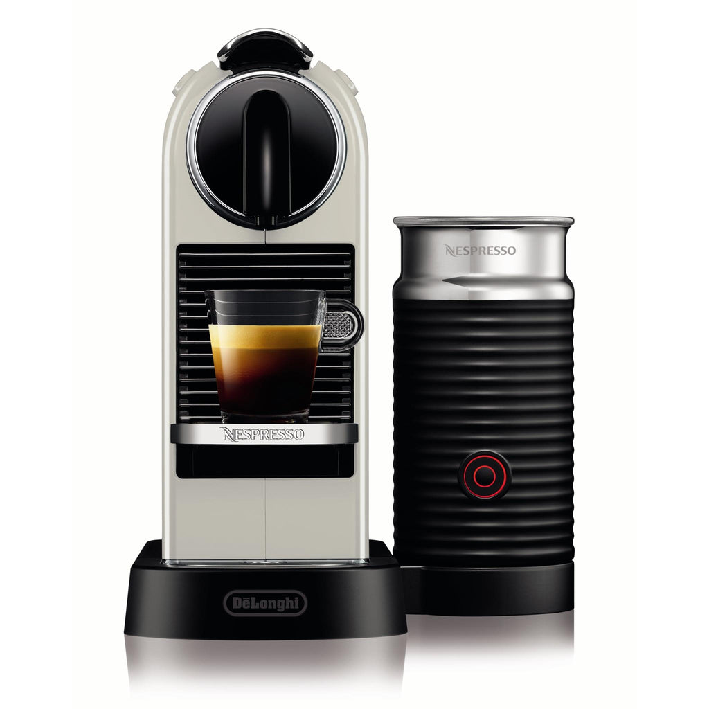 De'Longhi Nespresso Citiz & Milk Coffee Machine (White) JB HiFi