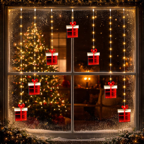 Lexi Lighting 1.2x1.2m Curtain Light With Infinity Giftbox