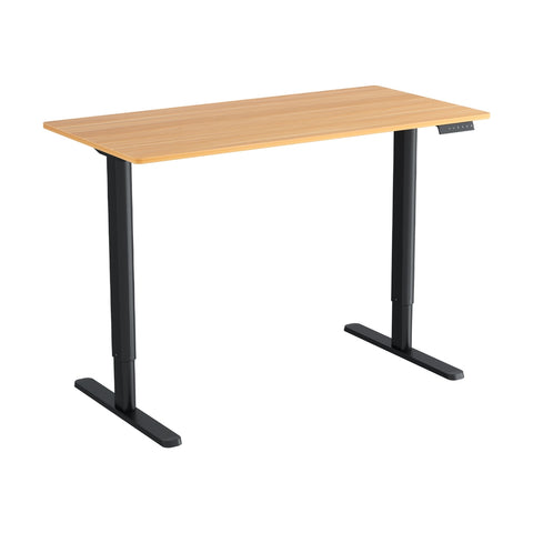 Artiss Electric Sit‑Stand Standing Desk 120cm Home Office - Oak/Black