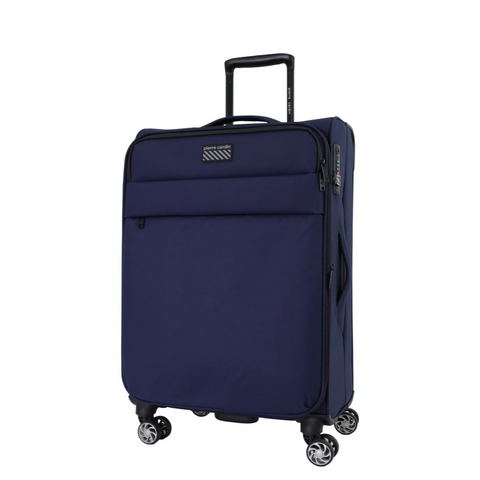Pierre Cardin Soft Water-Repellent Medium Suitcase (Navy)