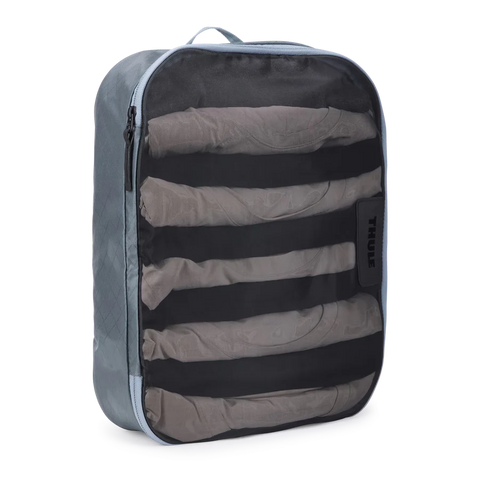 Thule Large Packing Cube Travel Organiser Bag for Checked Luggage in Pond Grey