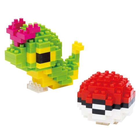 Nanoblock Pokemon Caterpie and Poke Ball