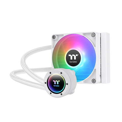 Thermaltake TH120 V2 ARGB 120mm AIO Liquid CPU Cooler (Snow)