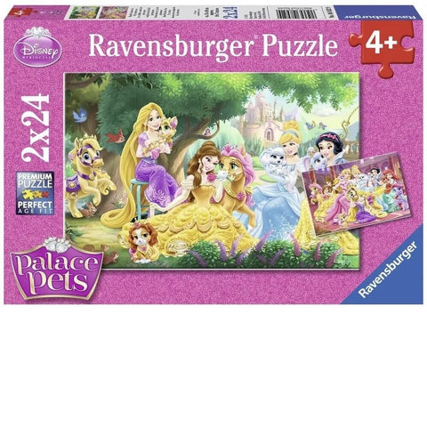 Ravensburger Puzzle 2 x 24pc - Disney Palace Pets - Best Friends of The Princess