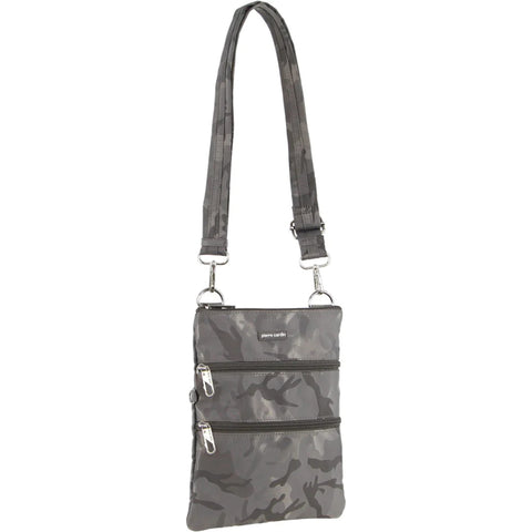 Pierre Cardin Anti-Theft Crossbody Bag -  Grey/Camo