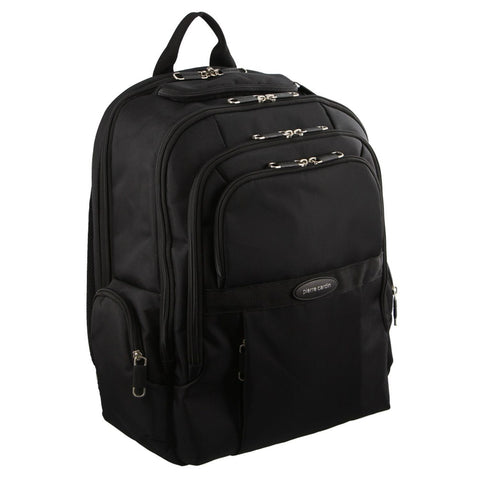 Pierre Cardin Padded Laptop Backpack 30L (Black)