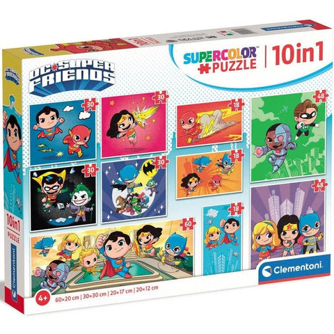 Clementoni 10 in 1 Puzzle DC Comics
