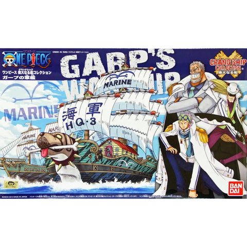 Bandai One Piece Grand Ship Collection Garp's Ship Model Kit