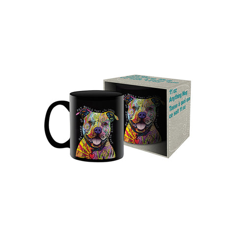 Aquarius Dean Russo Pit Bull 310ml Ceramic Coffee Mug Drinking Cup w/ Handle