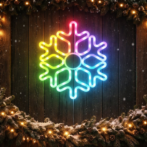 Lexi Lighting 58CM RGB digital snowflake