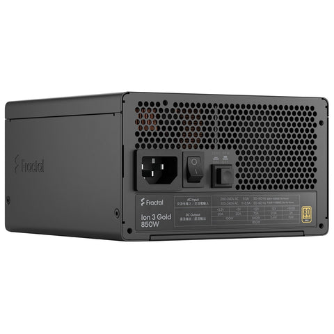 Fractal Design Ion 3 850W 80 Plus Gold Fully Modular Power Supply (Black)