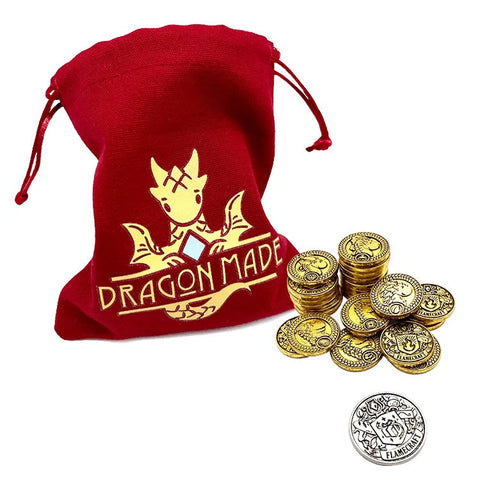 Lucky Duck Games Flamecraft New Metal Coins